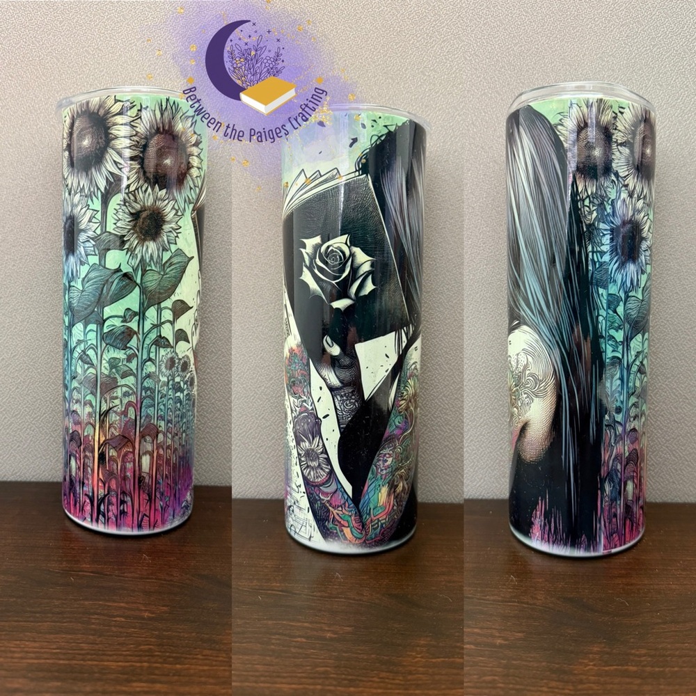 Artistic Floral and Abstract Tumbler